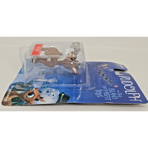 Clip On Ornament Island Misfit Toy Rudolph Red Nosed Reindeer & Clarice Set 2 U5 - Picture 4 of 7